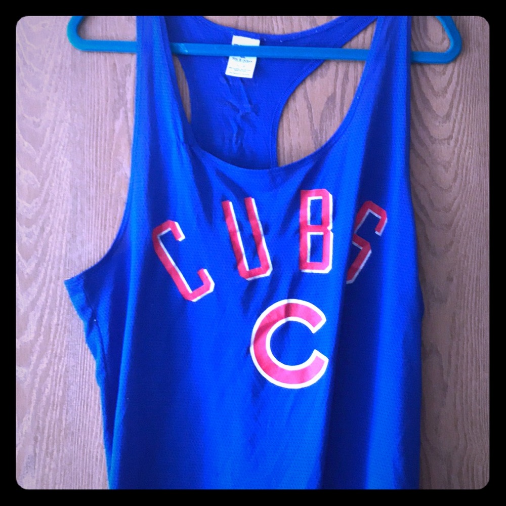 Victoria secret cubs Jersey tank large